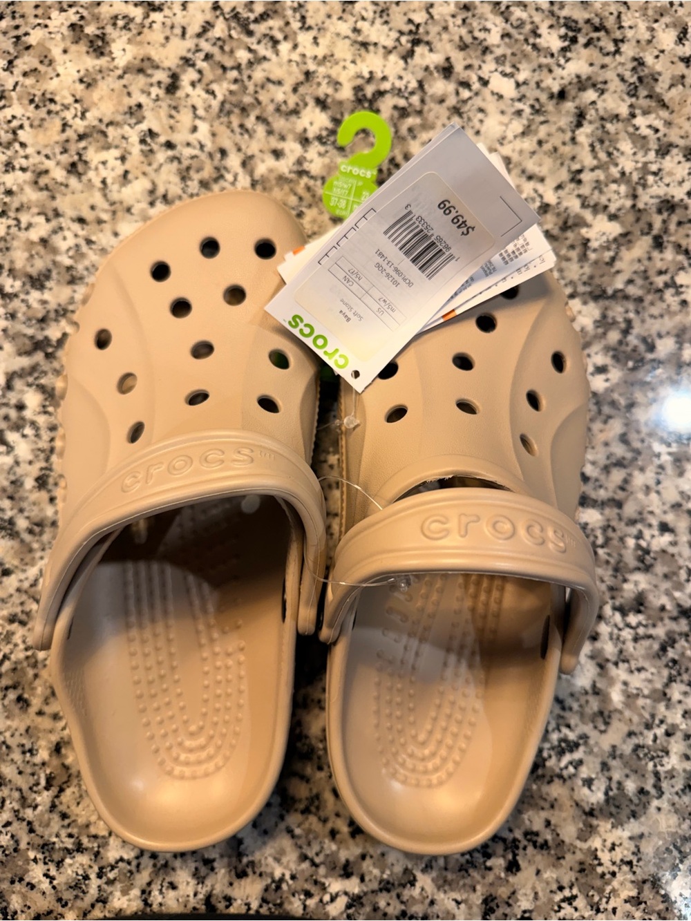 CROCS Women's Classic Clog in Beige Tan